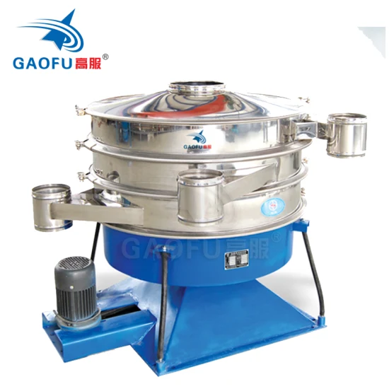 Hot Sale Cassava Powder Sieving Machine Circular Automatic Tumbler Vibrating Screen
