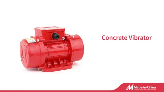 AC Vibration Motor 60Hz 220V 380V Mve800/3 0.55kw 8kN 3 Phase Plate Concrete Vibrating Electric Concrete Vibrator Motor